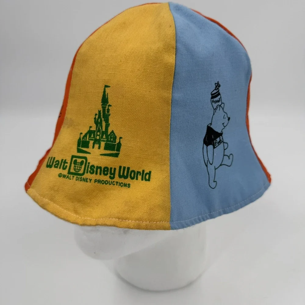 Walt Disney World Productions VINTAGE Bucket Beach Bell Hat Mickey Mouse‎ 1970's